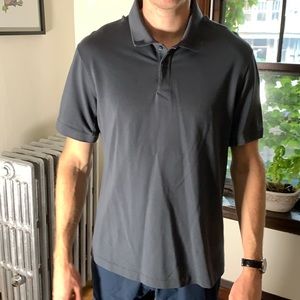 Grey Polo Shirt Large Lululemon